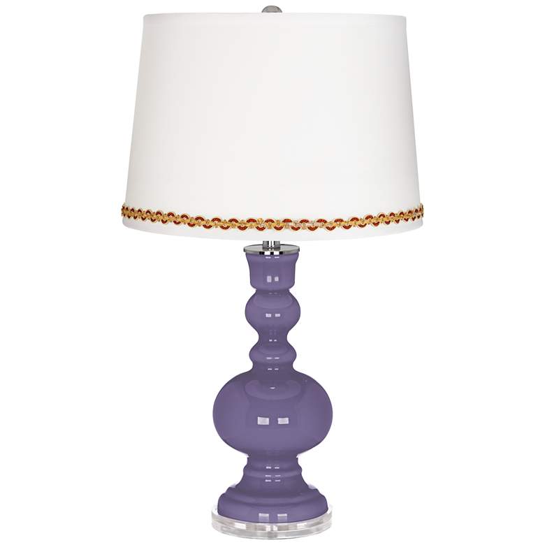 Image 1 Purple Haze Apothecary Table Lamp with Serpentine Trim