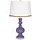 Purple Haze Apothecary Table Lamp with Serpentine Trim