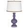 Purple Haze Apothecary Table Lamp with Twist Scroll Trim