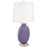 Purple Haze Carrie Table Lamp Set of 2 with Dimmers