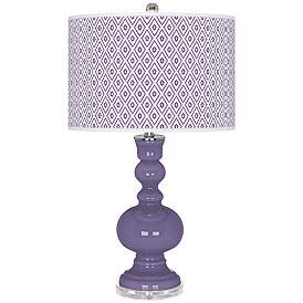 Image1 of Purple Haze Diamonds Apothecary Table Lamp