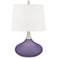 Purple Haze Felix Modern Table Lamp with Table Top Dimmer