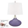 Purple Haze Felix Modern Table Lamp with Table Top Dimmer