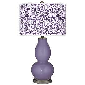 Image1 of Purple Haze Gardenia Double Gourd Table Lamp