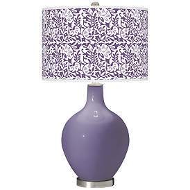 Image1 of Purple Haze Gardenia Ovo Table Lamp