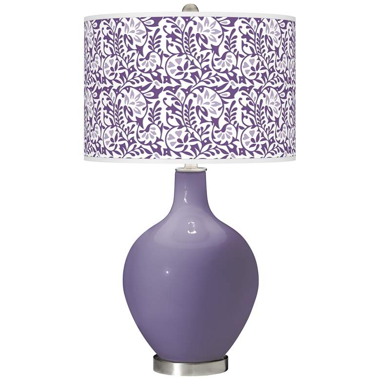 Image 1 Purple Haze Gardenia Ovo Table Lamp