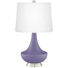 Image2 of Purple Haze Gillan Glass Table Lamp
