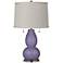 Purple Haze Gray Linen Fulton Table Lamp
