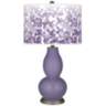 Purple Haze Mosaic Giclee Double Gourd Table Lamp