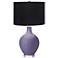 Purple Haze Ovo Table Lamp with Black Shade