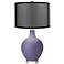 Purple Haze Ovo Table Lamp with Organza Black Shade