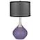 Purple Haze Spencer Table Lamp with Organza Black Shade