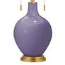 Thumbnail3 of Purple Haze Toby Brass Accents Table Lamp more views