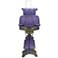 Purple Hobnail Glass 18 1/2"H Hurricane Accent Table Lamp