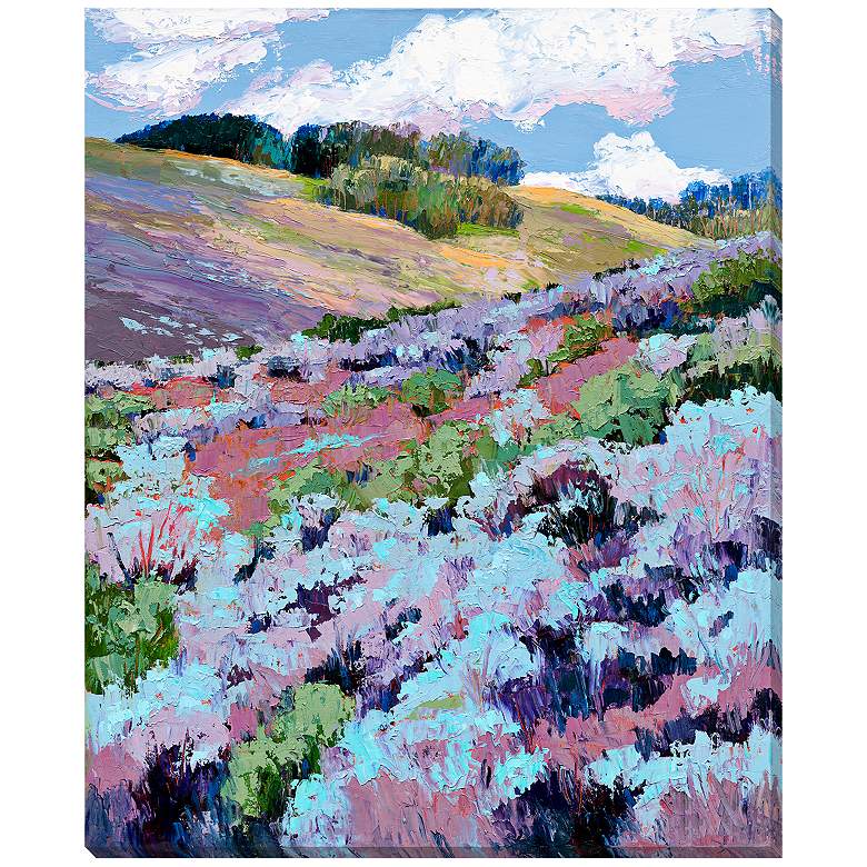 Image 1 Purple Meadows I 14 inch x 18 inch Rectangular Canvas Wall Art