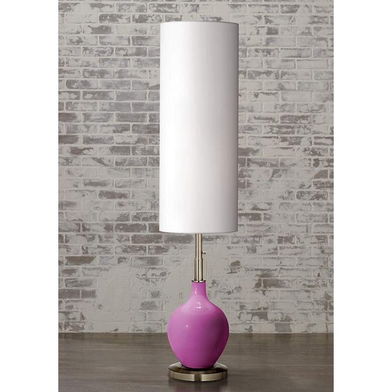 Image 1 Purple Orchid Ovo Floor Lamp