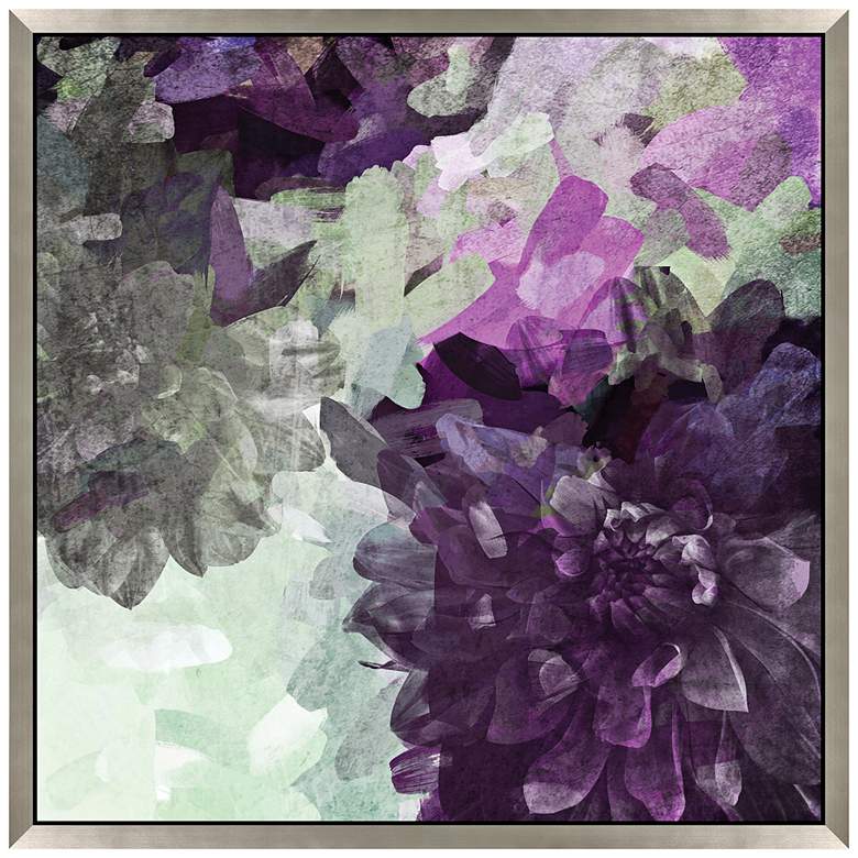 Image 2 Purple Party You're Invited III 27" Square Wall Art Print