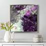 1_Purple Party You're Invited III 27" Square Wall Art Print