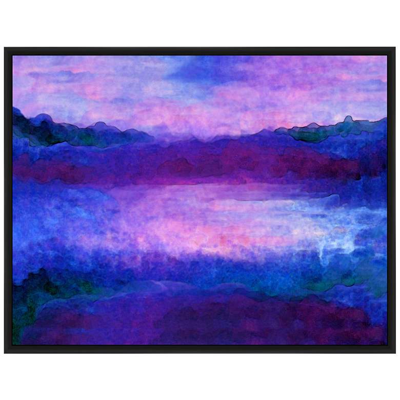 Image 1 Purple Serenade 42 inch x 32 inch Canvas Wall Art