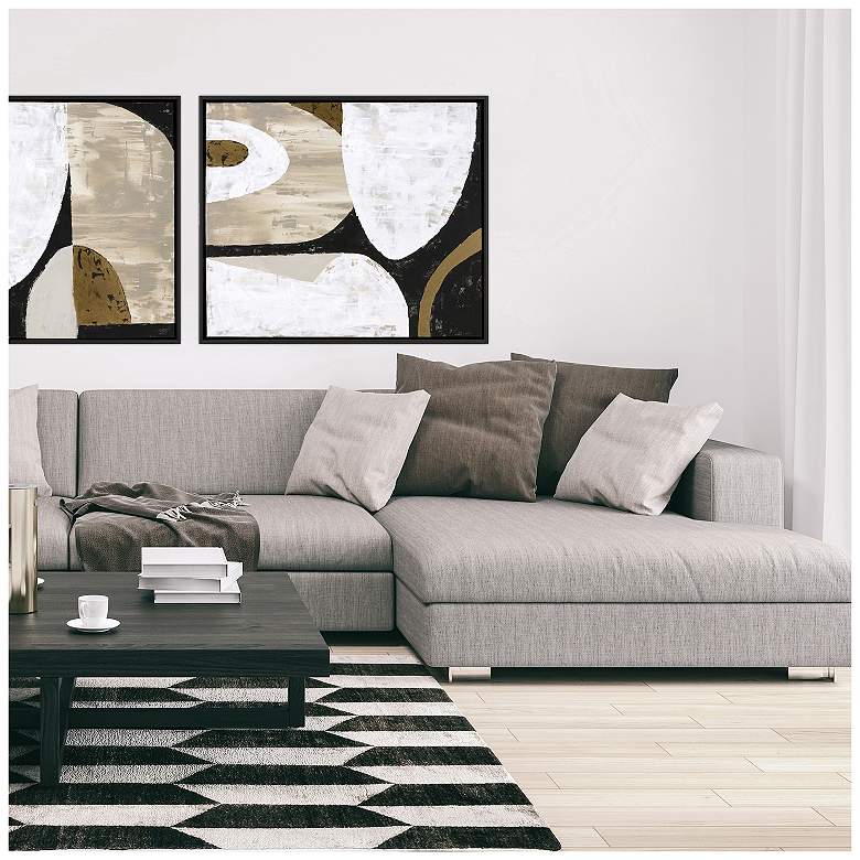 Image 4 Puzzled IV 42"W x 36"H Canvas more views