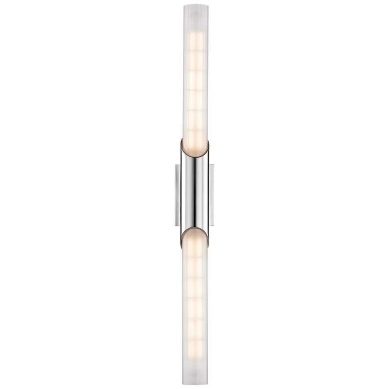 Image 1 Pylon 2 Light Wall Sconce Plshd Chrome