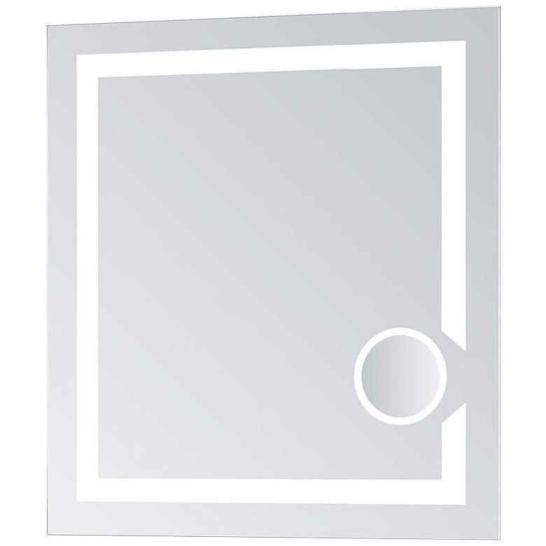 Image 2 Pyxis 24" x 32" LED Lighted Magnification Vanity Wall Mirror