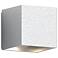 QB 3.25 " High Small Natural Anodized Wall Sconce