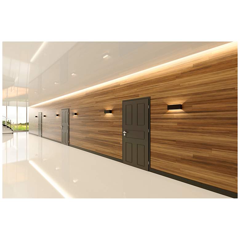 Image 3 QB2 LED Wall Sconce - Black more views