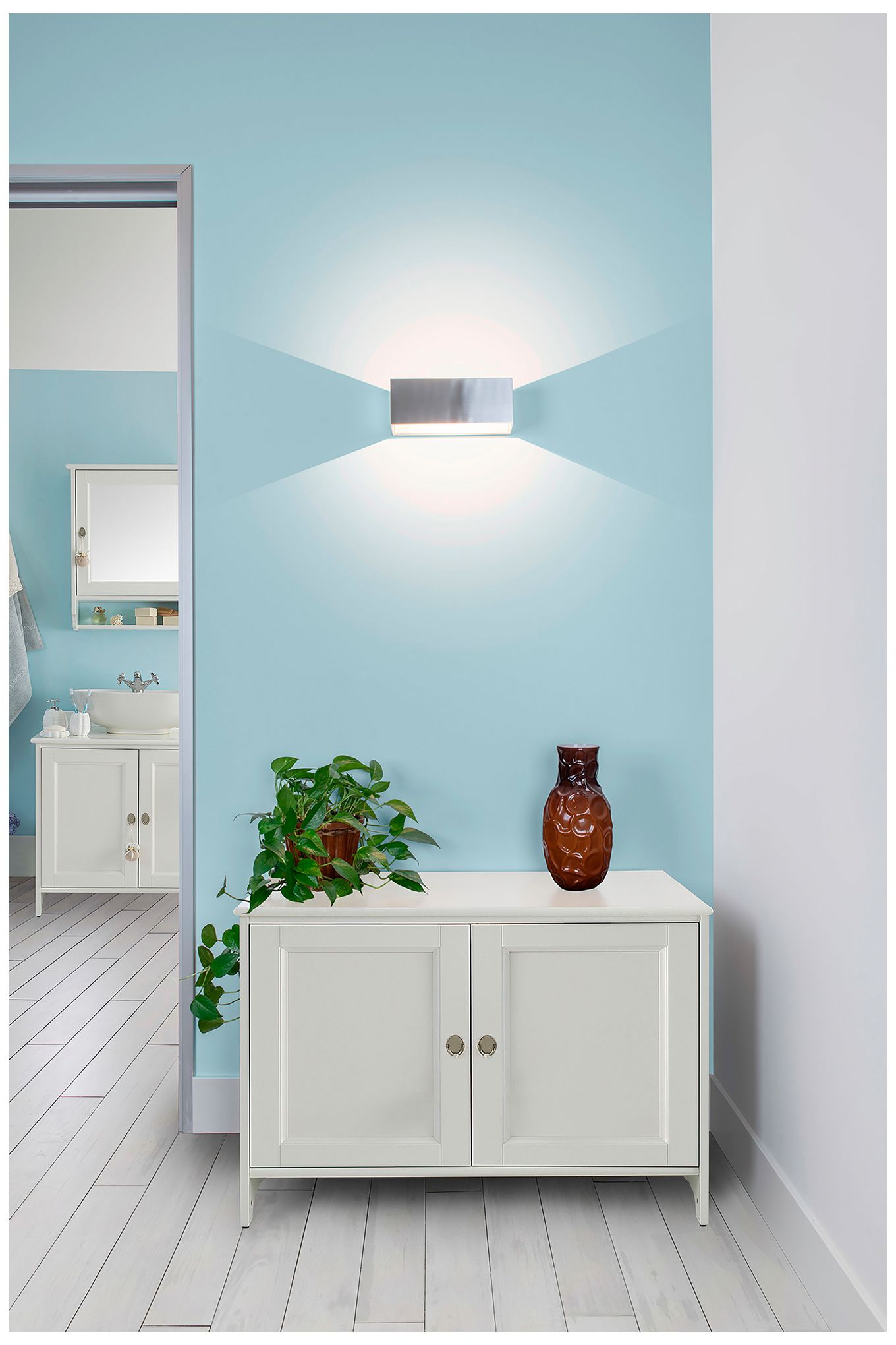 Thumbnail4 of QB2 LED Wall Sconce - Brushed Chrome more views