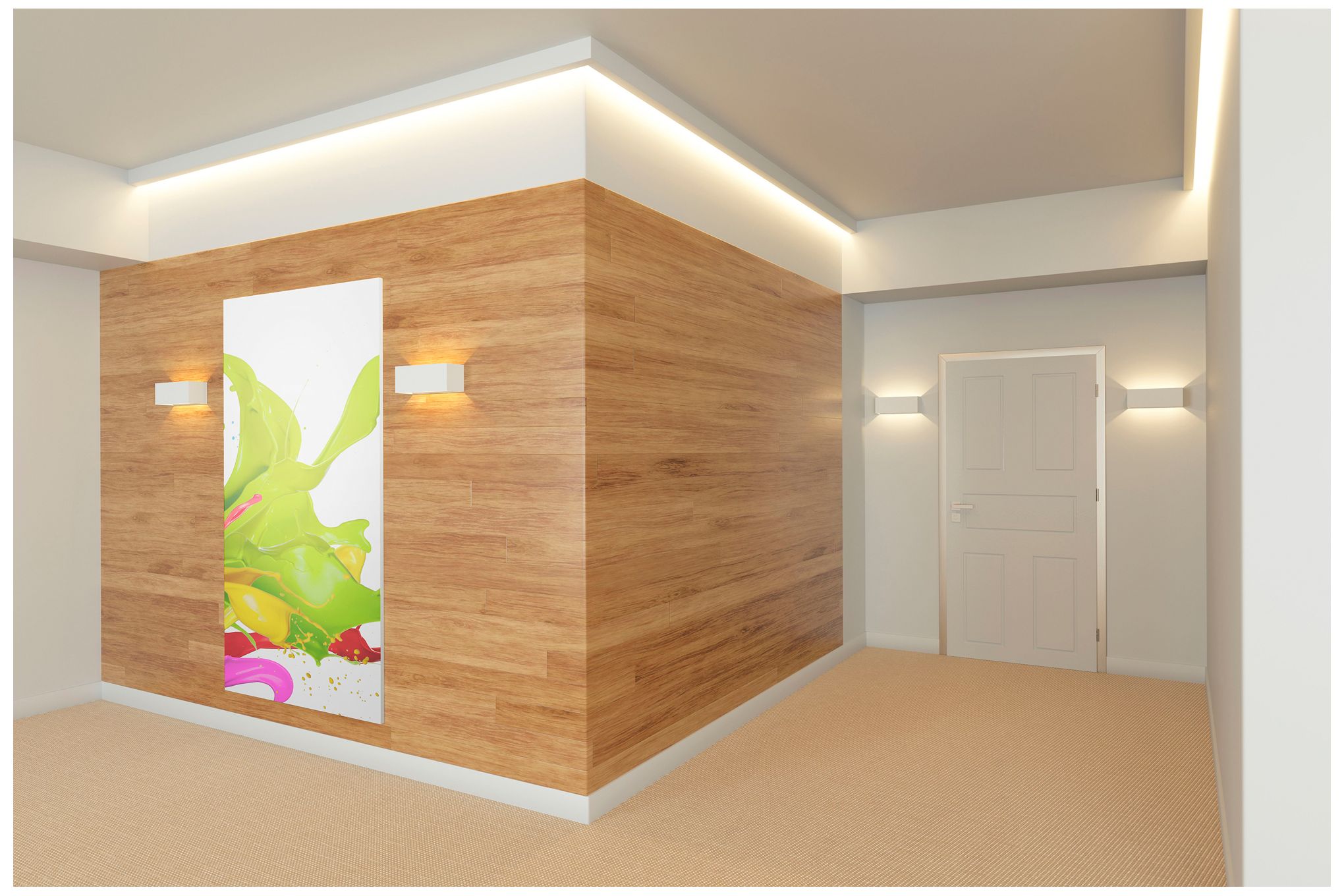 Thumbnail4 of QB2 LED Wall Sconce - White more views