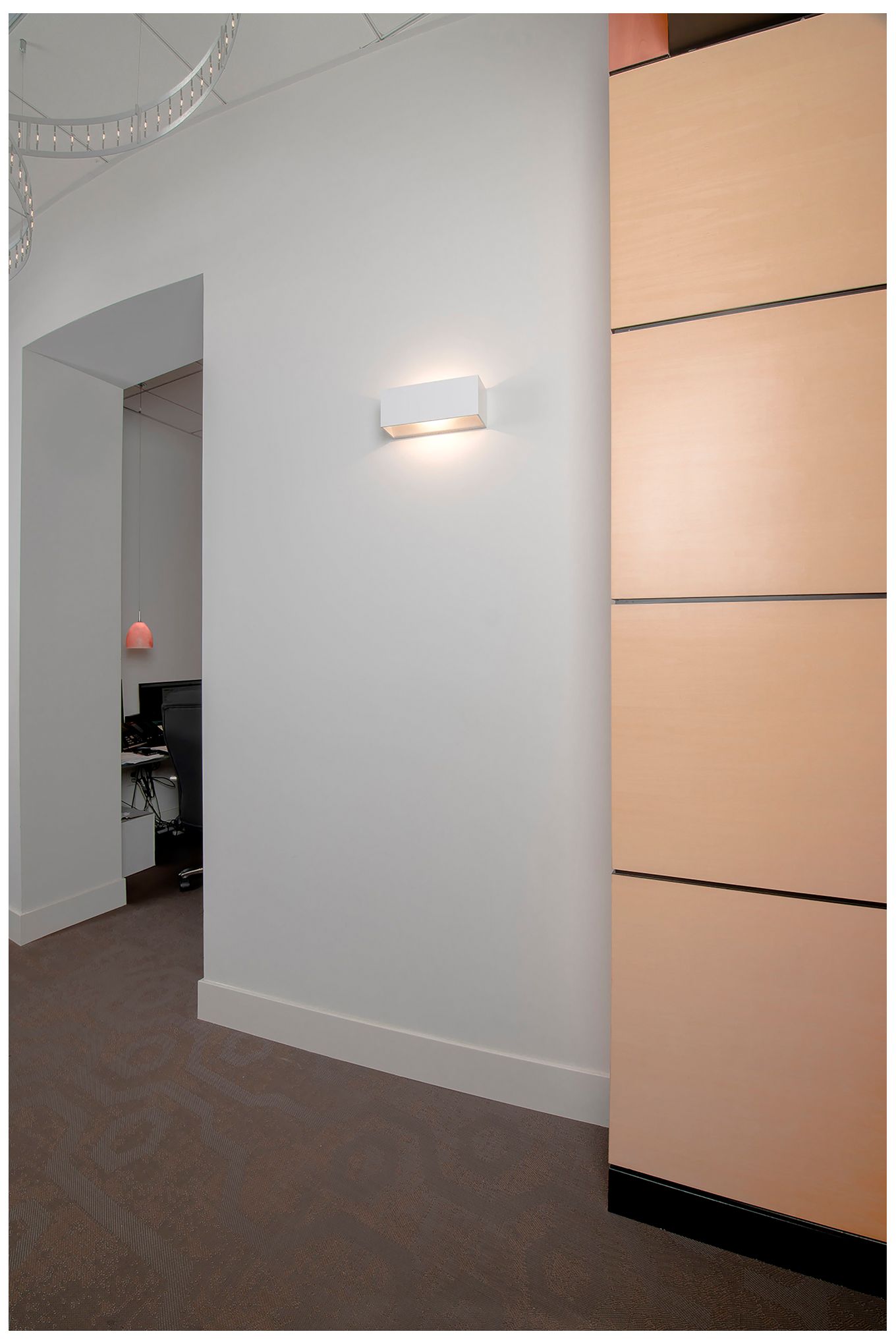 QB2 LED Wall Sconce - White