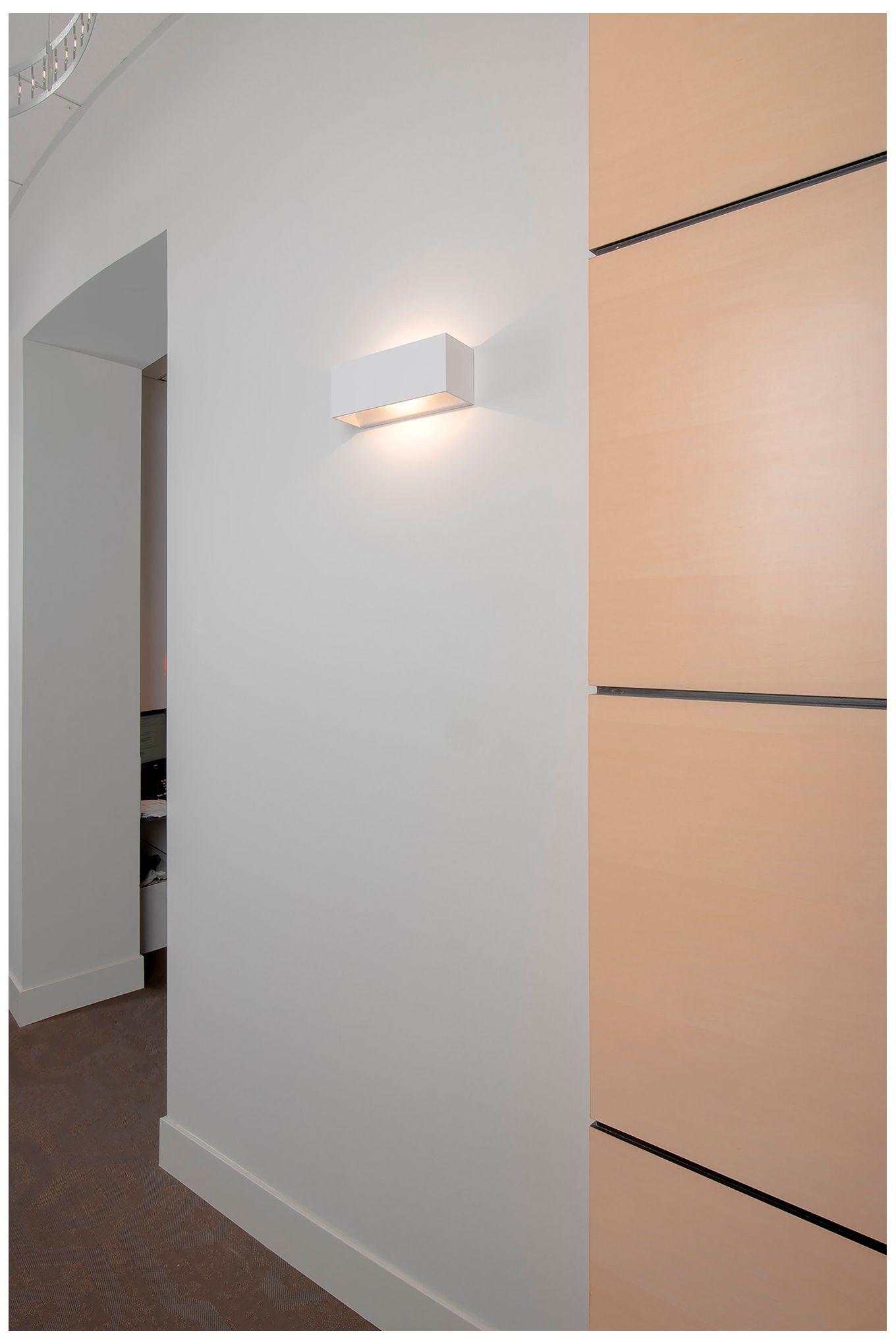QB2 LED Wall Sconce - White