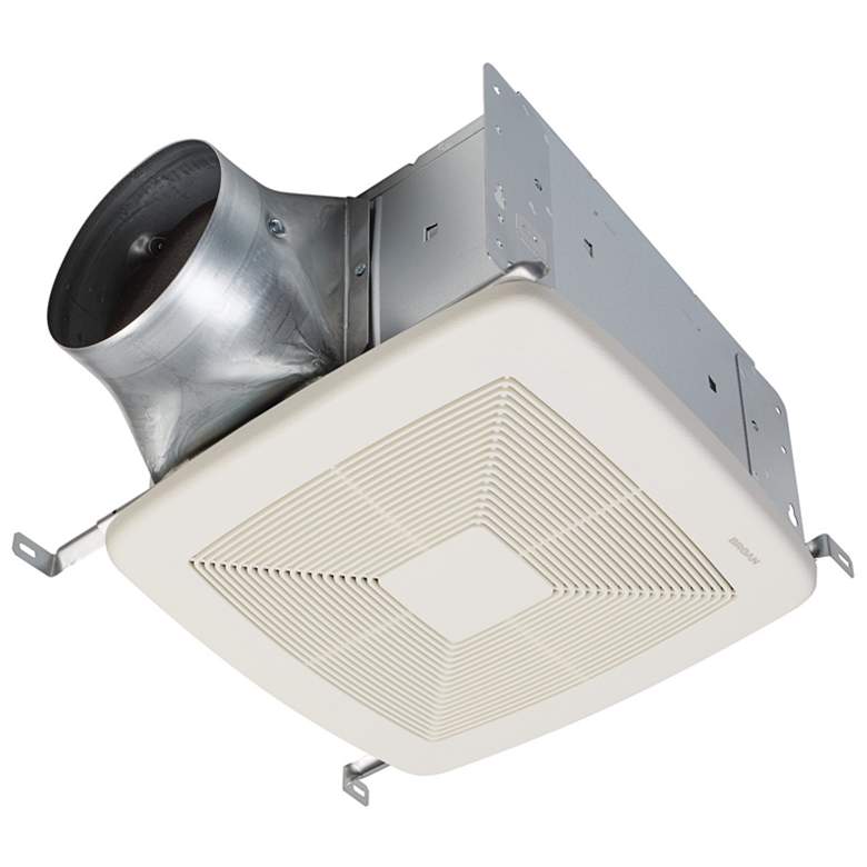 Image 1 QT DC White 110/130/150 CFM 0.3/0.4/0.7 Sones Exhaust Fan