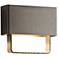 Quad 8" High Dark Smoke Small LED Outdoor Wall Light