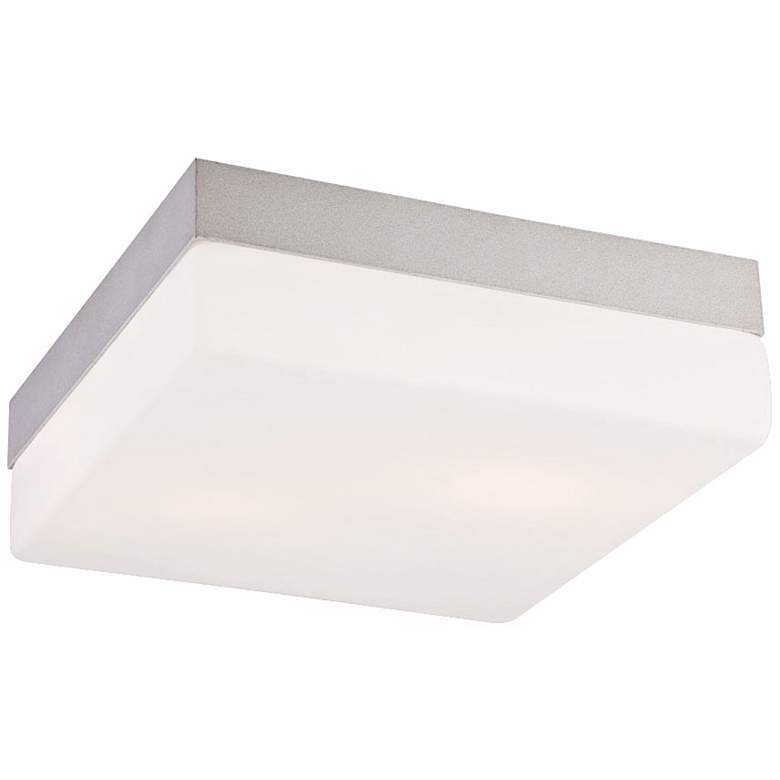 Image 1 Quad Grande 9 inch Wide Metallic Gray Ceiling Light