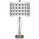 Quadrant Giclee Apothecary Clear Glass Table Lamp