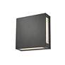 4_Quadrate 11 1/4" High Black 2-Light LED Outdoor Wall Light more views
