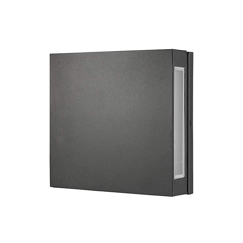 Image 6 Quadrate 11 1/4" High Black 2-Light LED Outdoor Wall Light more views