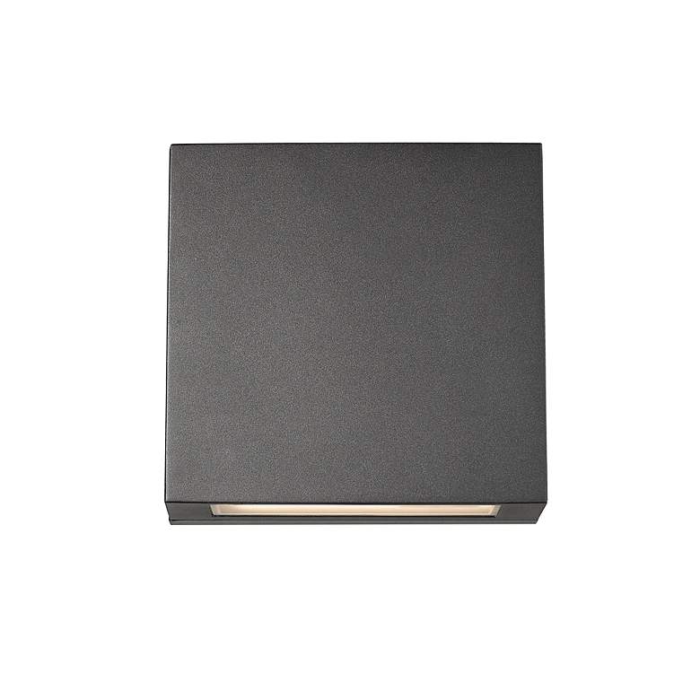 Image 4 Quadrate 11 1/4" High Black LED Outdoor Wall Light more views