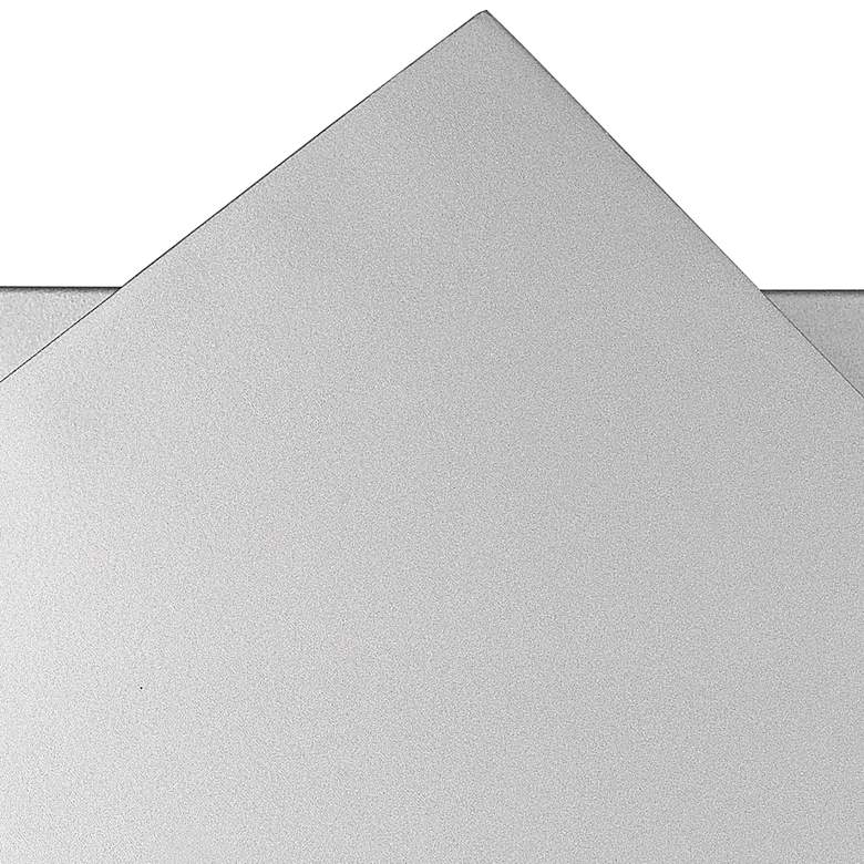 Image 4 Quadrate 11 1/4" High Silver LED Outdoor Wall Light more views
