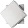 Quadrate 9 1/4" High Silver LED Outdoor Wall Light in scene