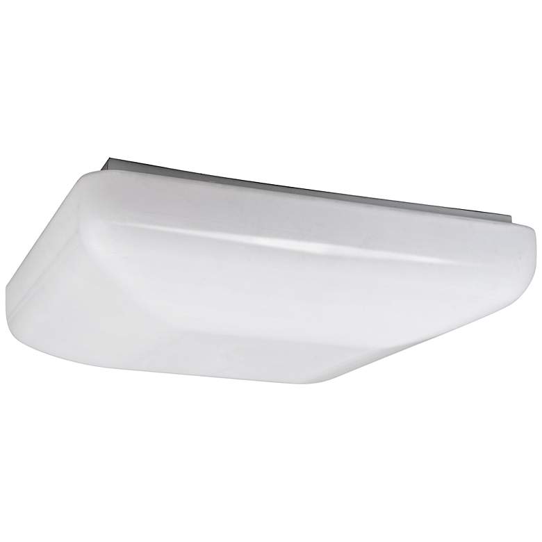 Image 2 Quadratum Flushmount 12 1/2 inch Wide White LED Ceiling Light