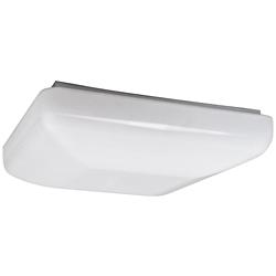 Quadratum Flushmount 12 1/2&quot; Wide White LED Ceiling Light
