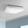 Quadratum Flushmount 12 1/2" Wide White LED Ceiling Light