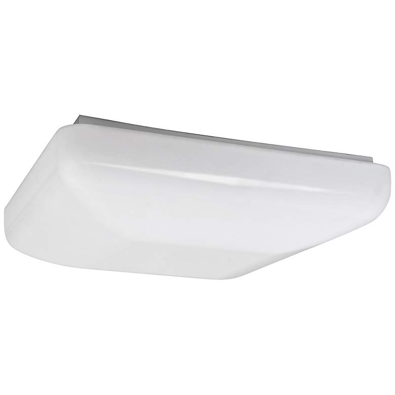 Image 2 Quadratum Flushmount 19 1/2 inch Wide White LED Ceiling Light