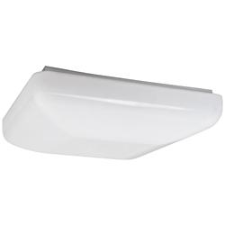 Quadratum Flushmount 19 1/2&quot; Wide White LED Ceiling Light