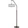 Quadrille Bronze Downbridge Arc Floor Lamp