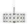 Quadrille Giclee Glow 16" Wide Pendant Light