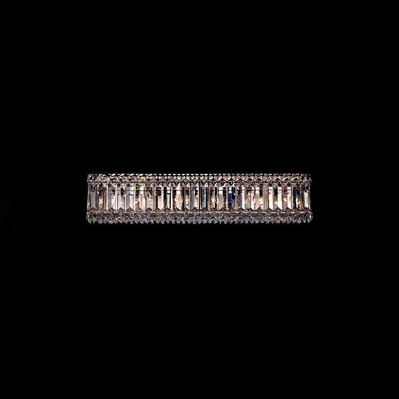 Image 5 Quantum 5"H x 24"W 6-Light Crystal Bath Bar in Pol Stainless Stee more views