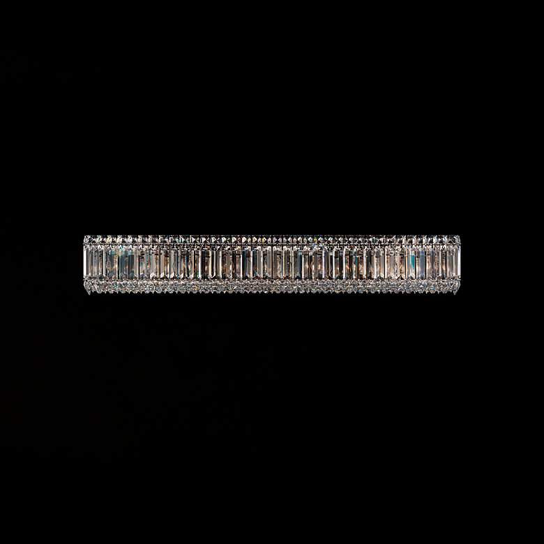 Image 5 Quantum 5"H x 35.5"W 9-Light Crystal Bath Bar in Pol Stainless St more views